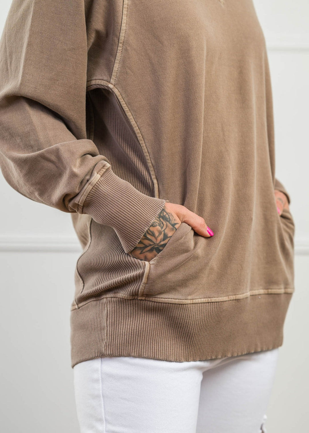 Zen French Terry Sweatshirt (Mocha)