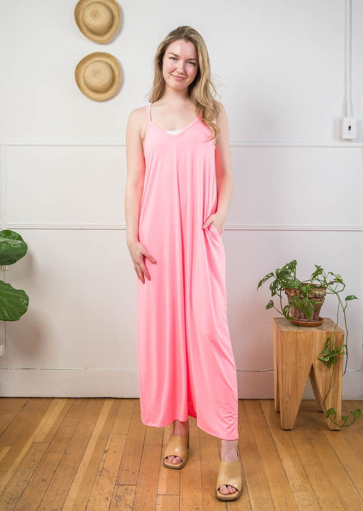 Zen Divine Maxi Dress (Bubblegum Pink)
