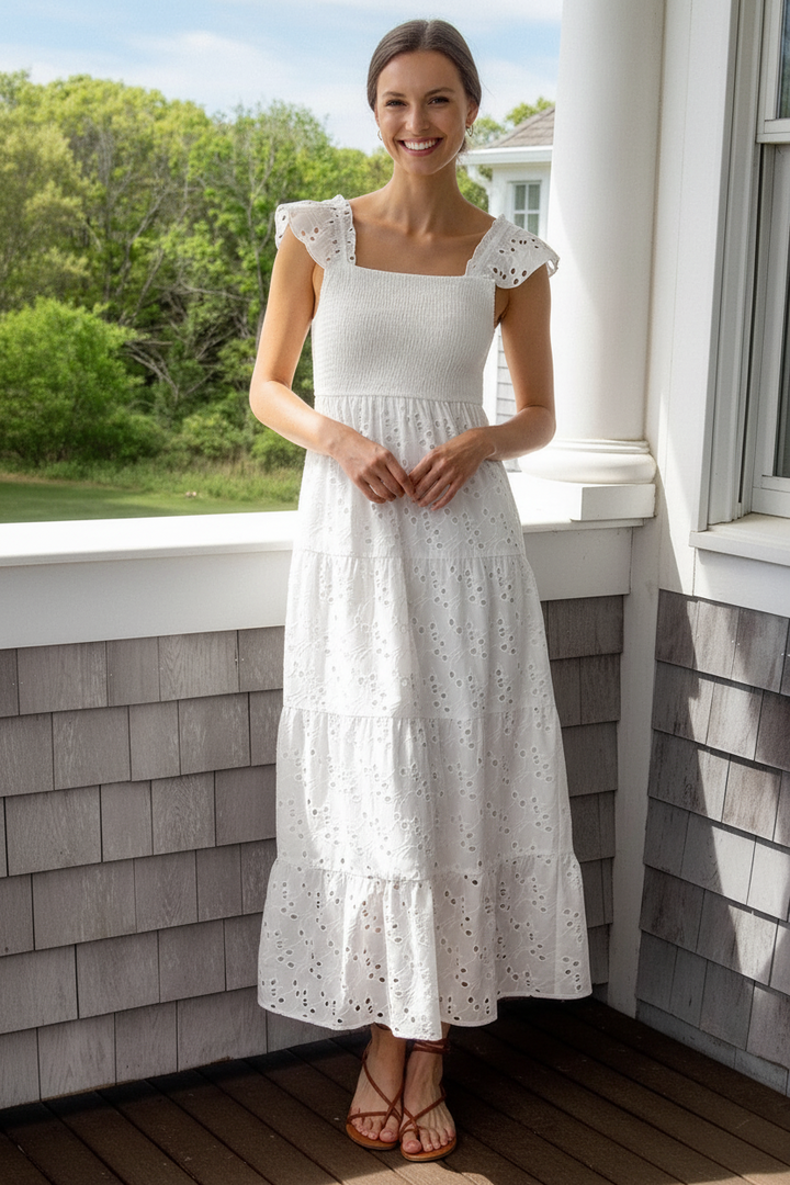 Lovestitch Bella Eyelet Maxi Dress