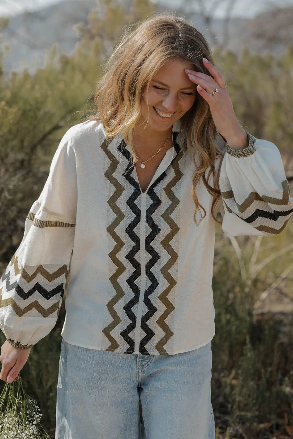 Lovestitch Mona Cotton Blouse