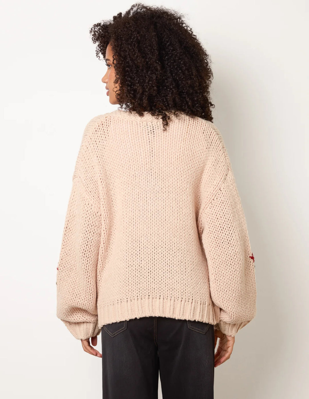 My Cozy Wildflower Knit Cardigan (Camel)