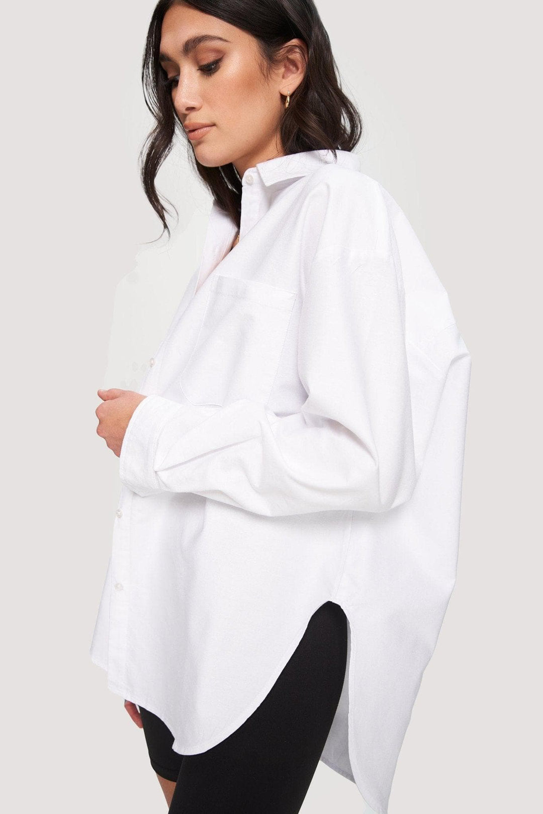 Kuwalla Cotton Oxford Shirt (White)