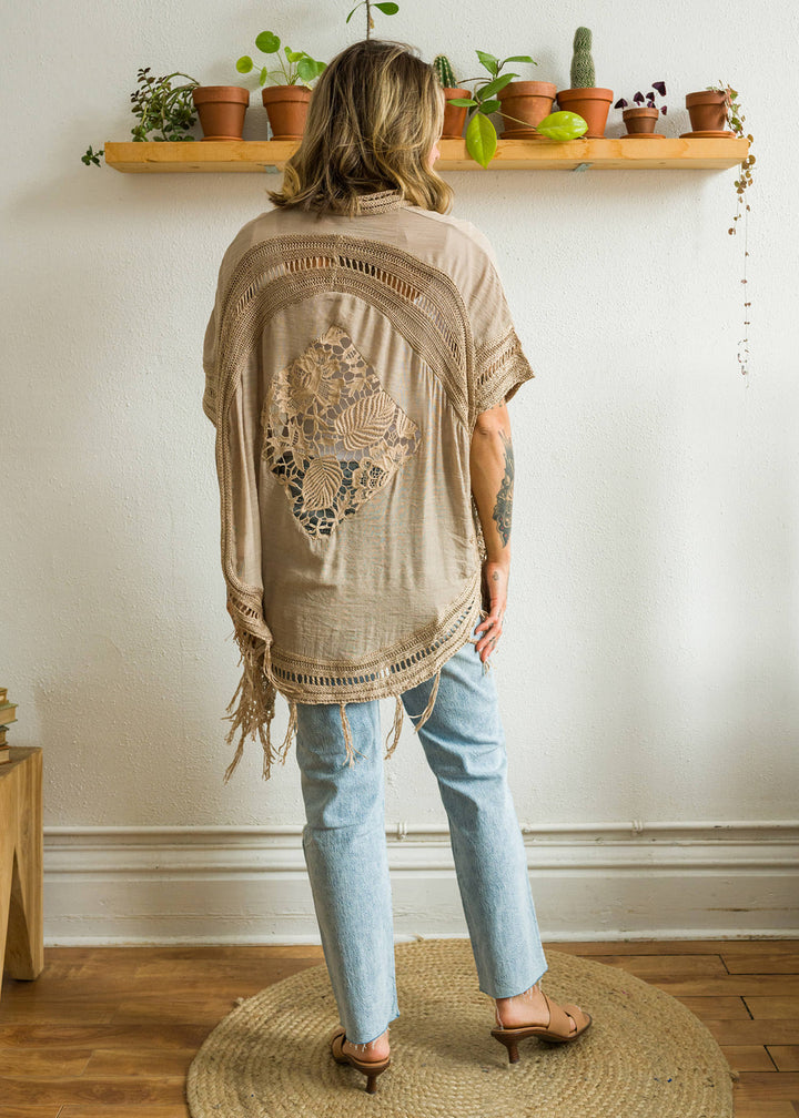 My Cozy Crochet Cardigan (Mocha)