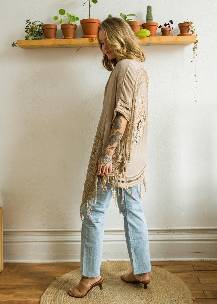 My Cozy Crochet Cardigan (Mocha)