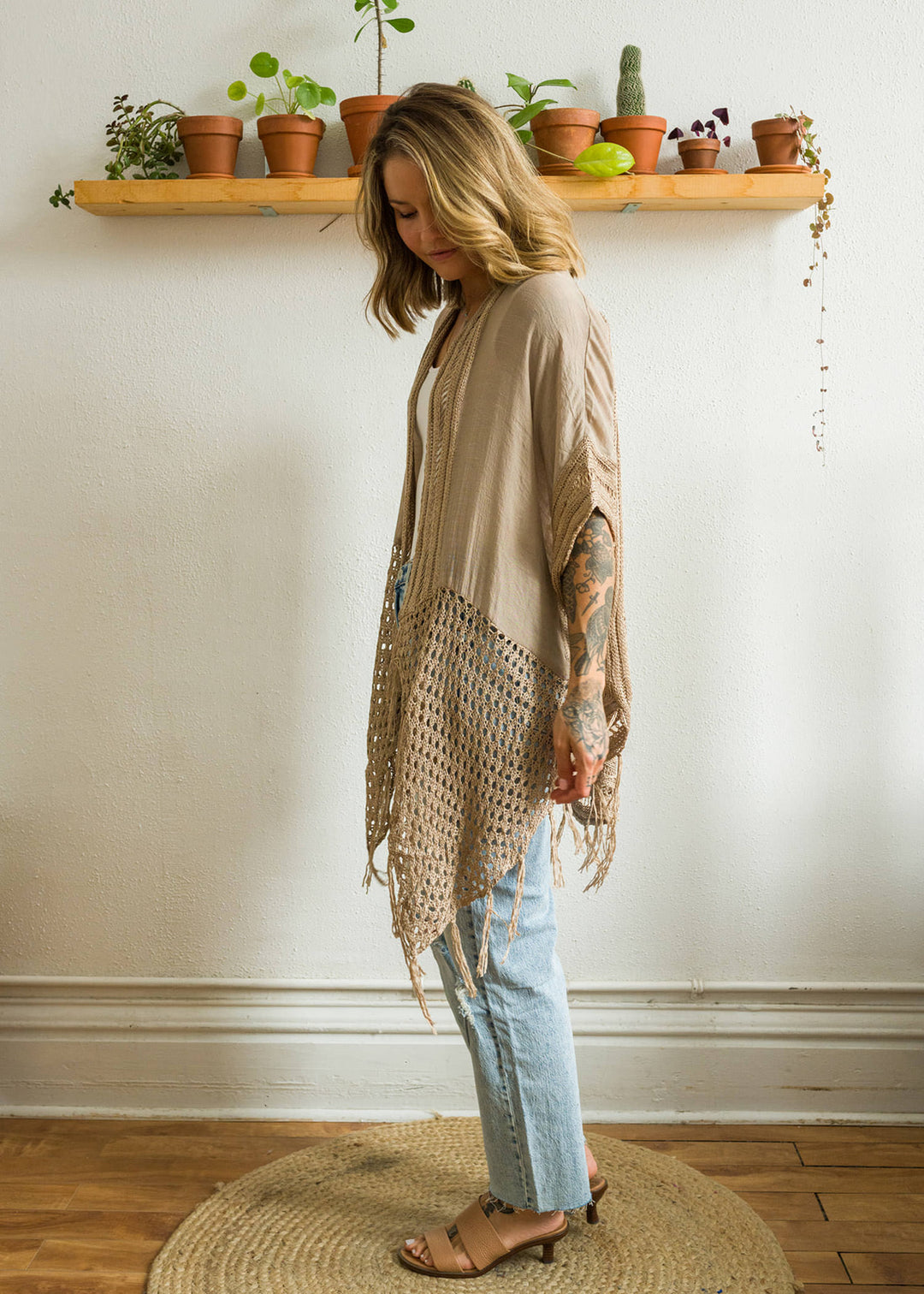 My Cozy Crochet Cardigan (Mocha)