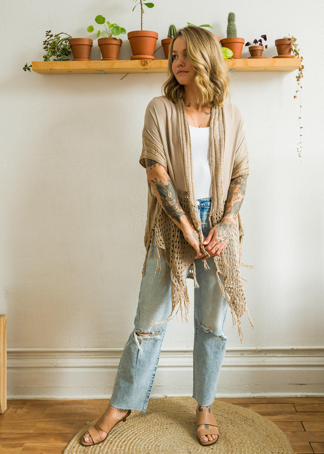 My Cozy Crochet Cardigan (Mocha)