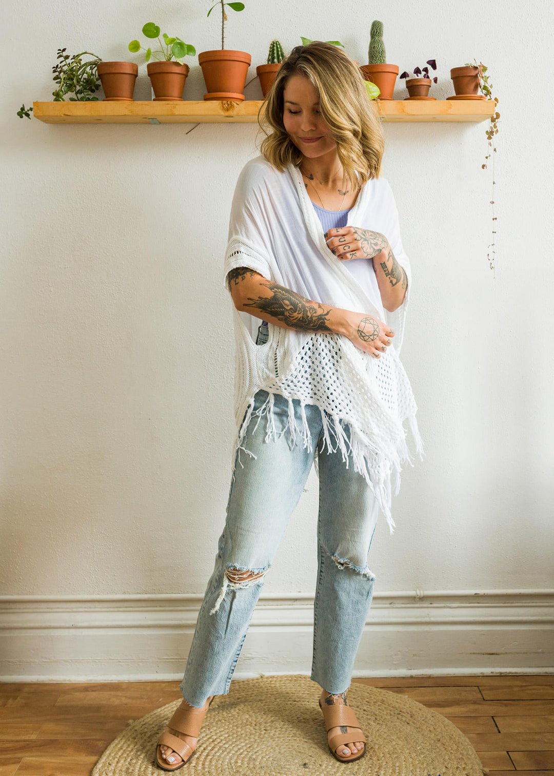 My Cozy Crochet Cardigan (Ivory)
