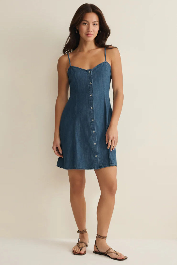 Z Supply Angel Eyes Denim Dress