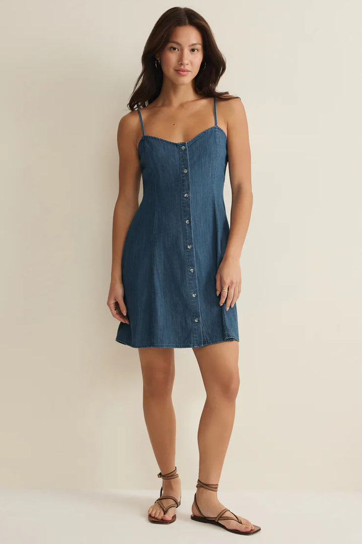 Z Supply Angel Eyes Denim Dress