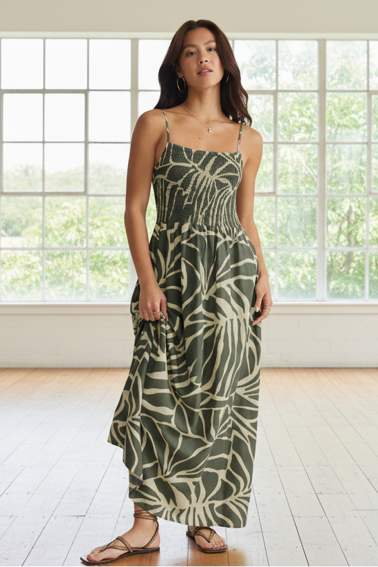 Z Supply Tova Palm Maxi Dress