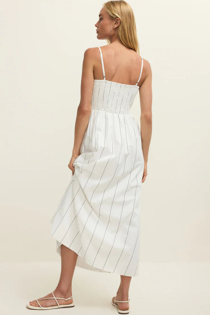 Z Supply Pinstripe Cotton Maxi Dress