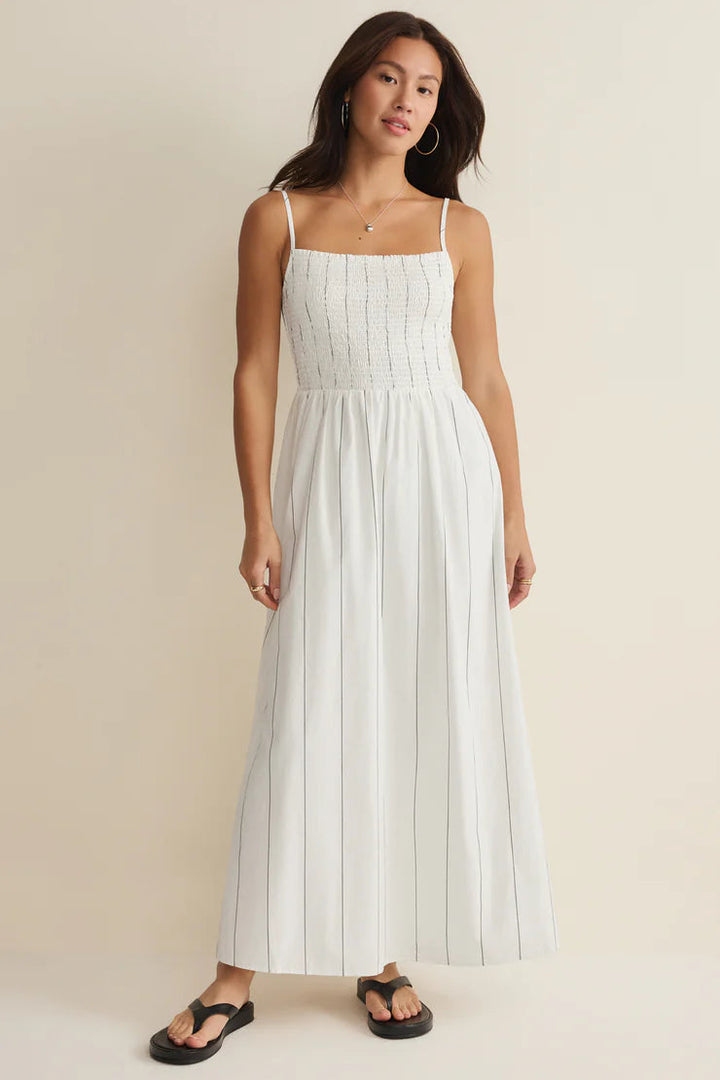 Z Supply Pinstripe Cotton Maxi Dress