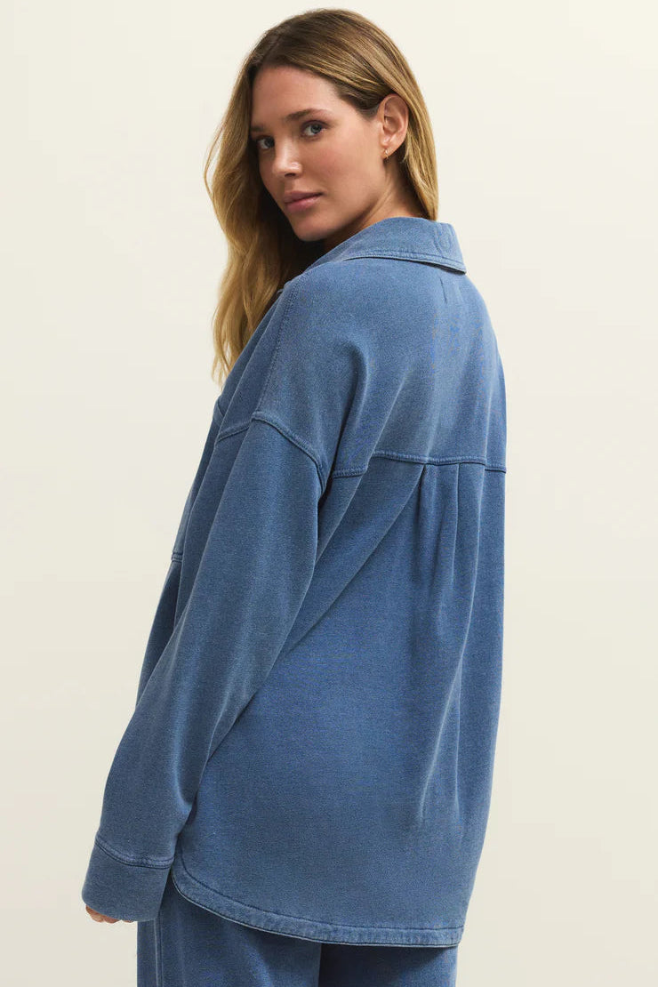 Z Supply All Day Knit Denim Jacket