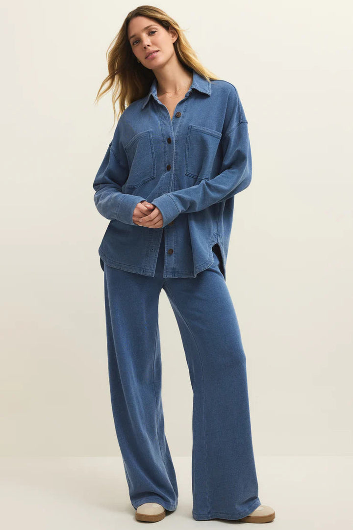 Z Supply All Day Knit Denim Jacket