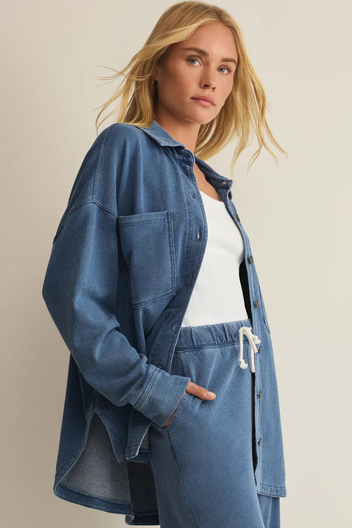 Z Supply All Day Knit Denim Jacket