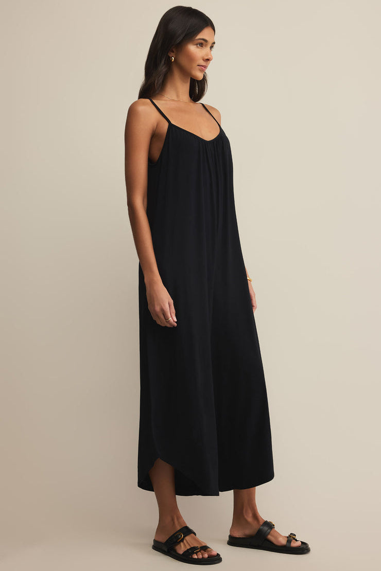 Z Supply Flared Jumpsuit (Black)