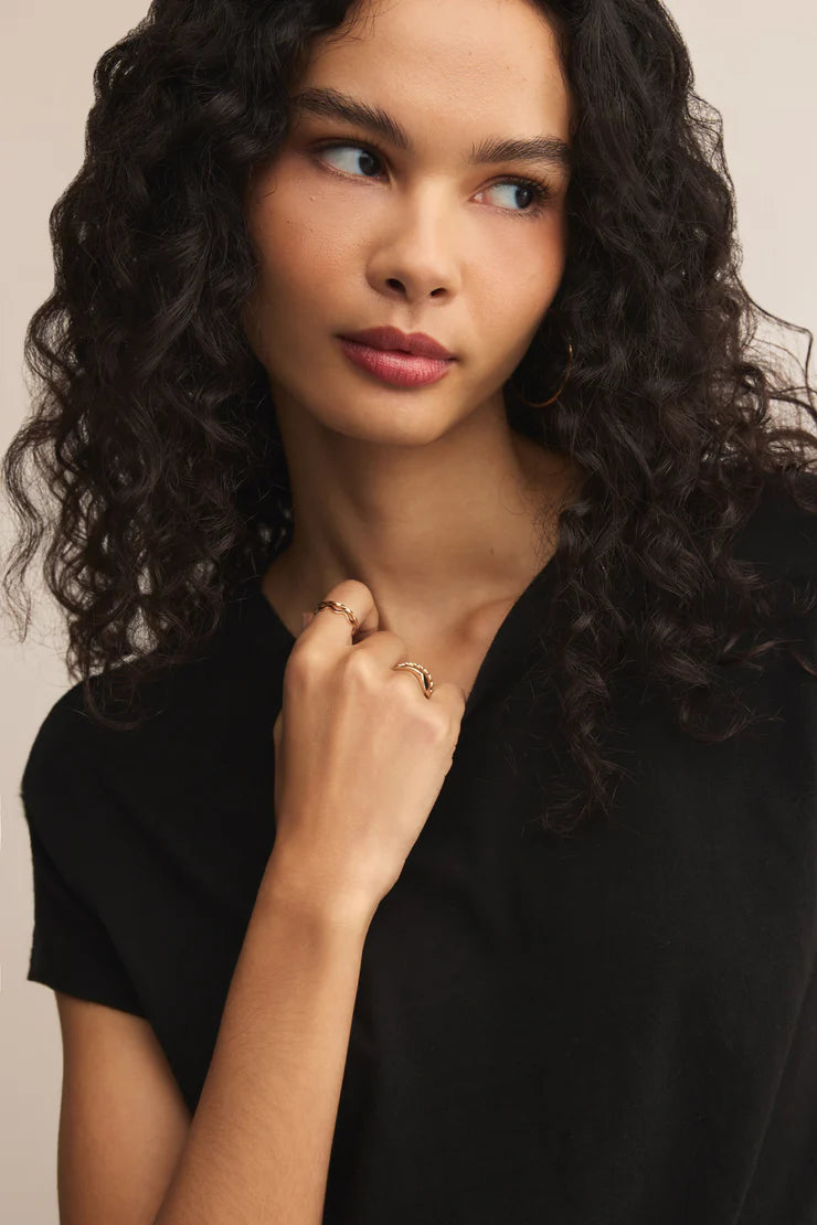 Z Supply Modern Slub Tee (Black)