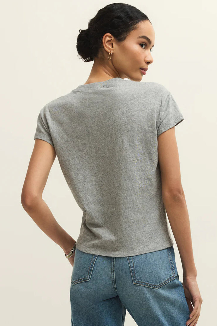 Z Supply Modern Slub Tee (Heather Grey)