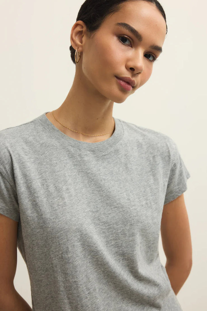 Z Supply Modern Slub Tee (Heather Grey)