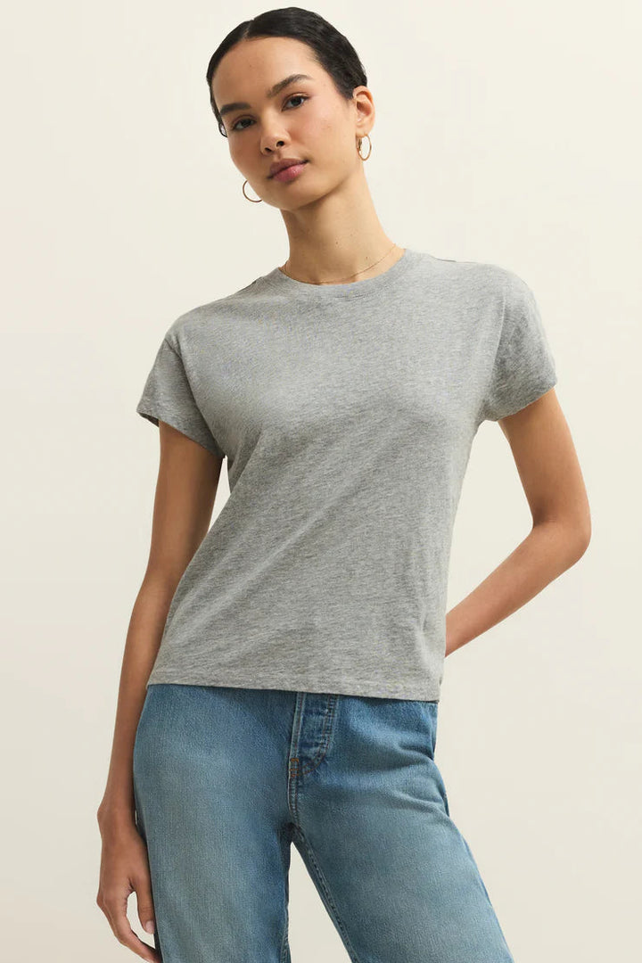 Z Supply Modern Slub Tee (Heather Grey)