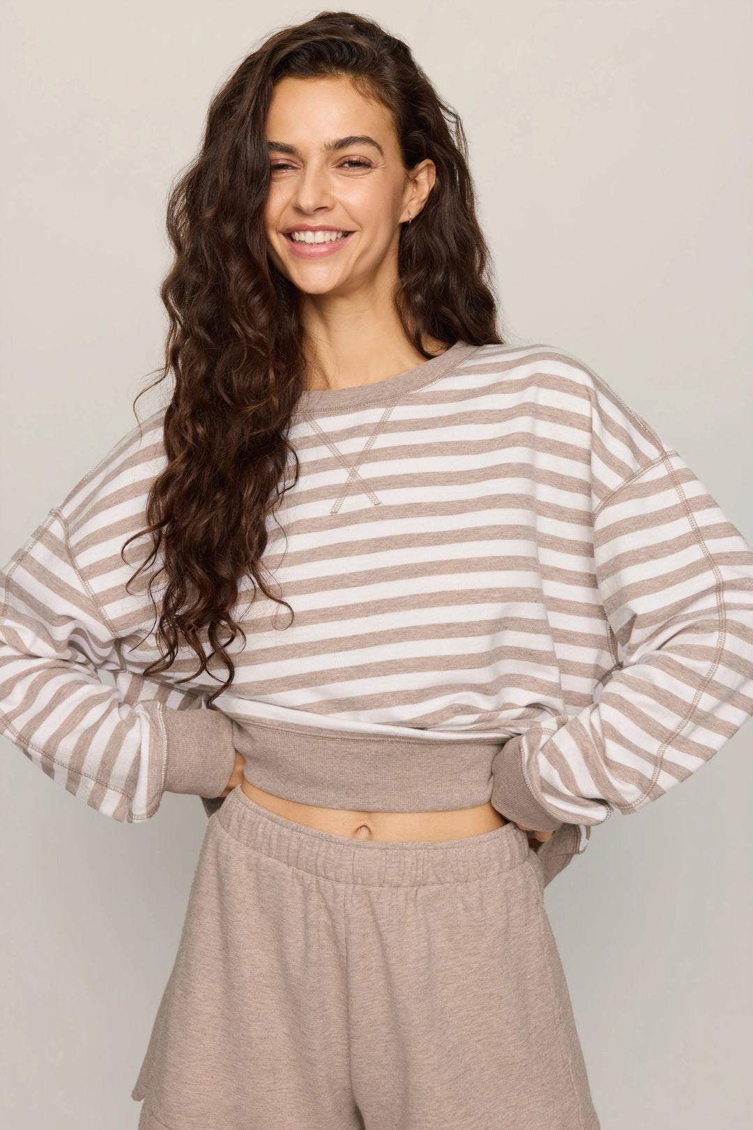 Z Supply Everyday French Terry Crew (Heather Ash)