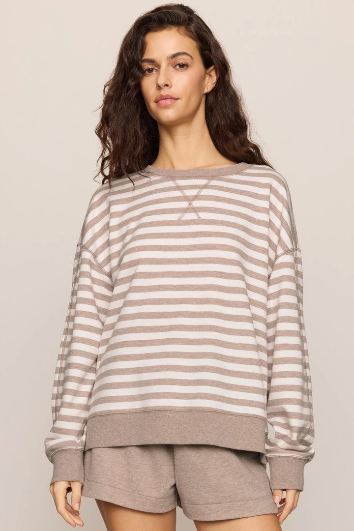 Z Supply Everyday French Terry Crew (Heather Ash)