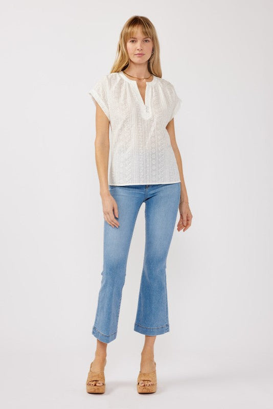 Lovestitch Alora Eyelet Tee