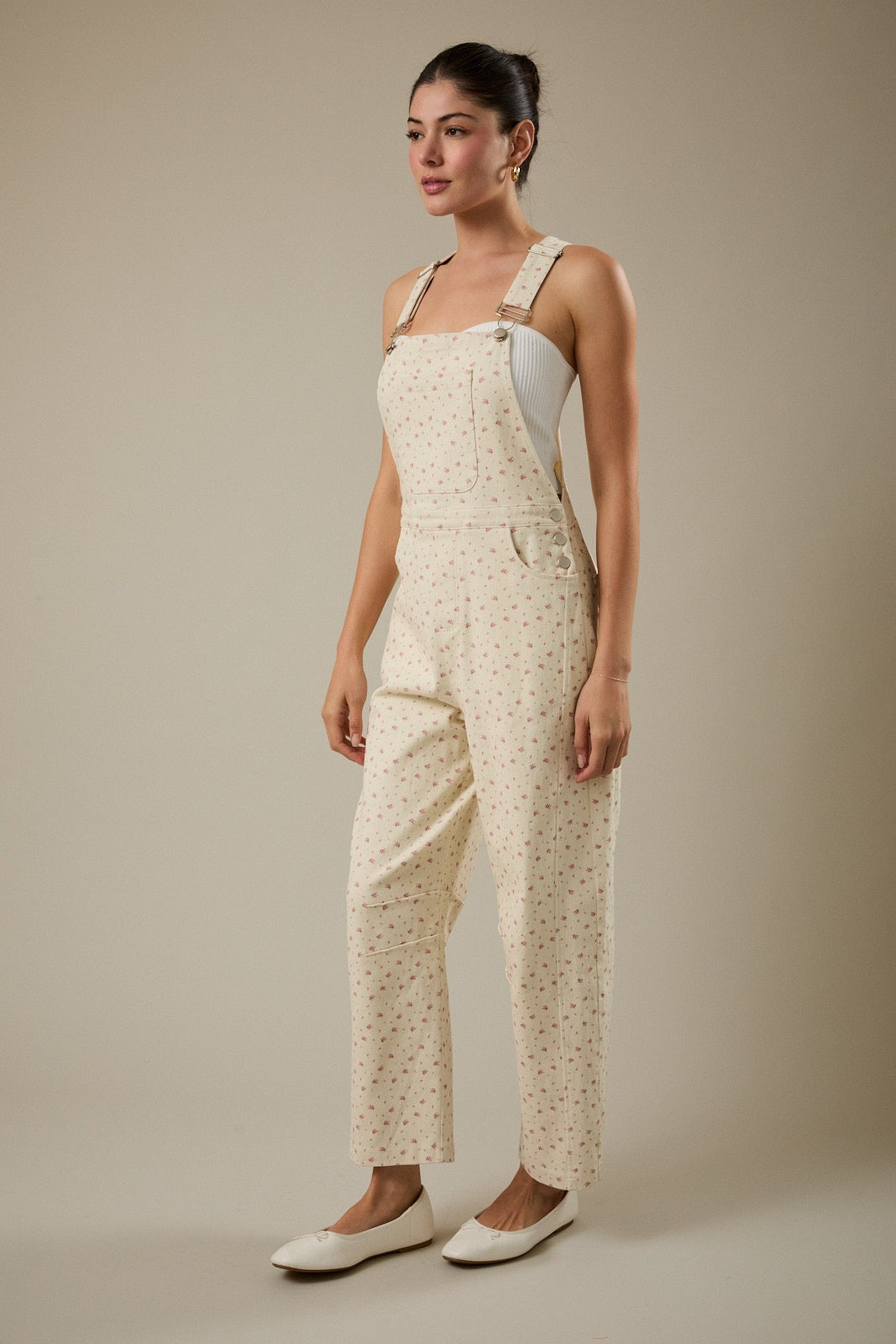 Sunday Edition Ditsy Twill Overall