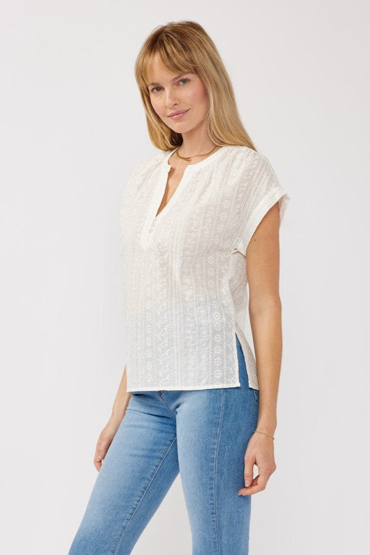 Lovestitch Alora Eyelet Tee