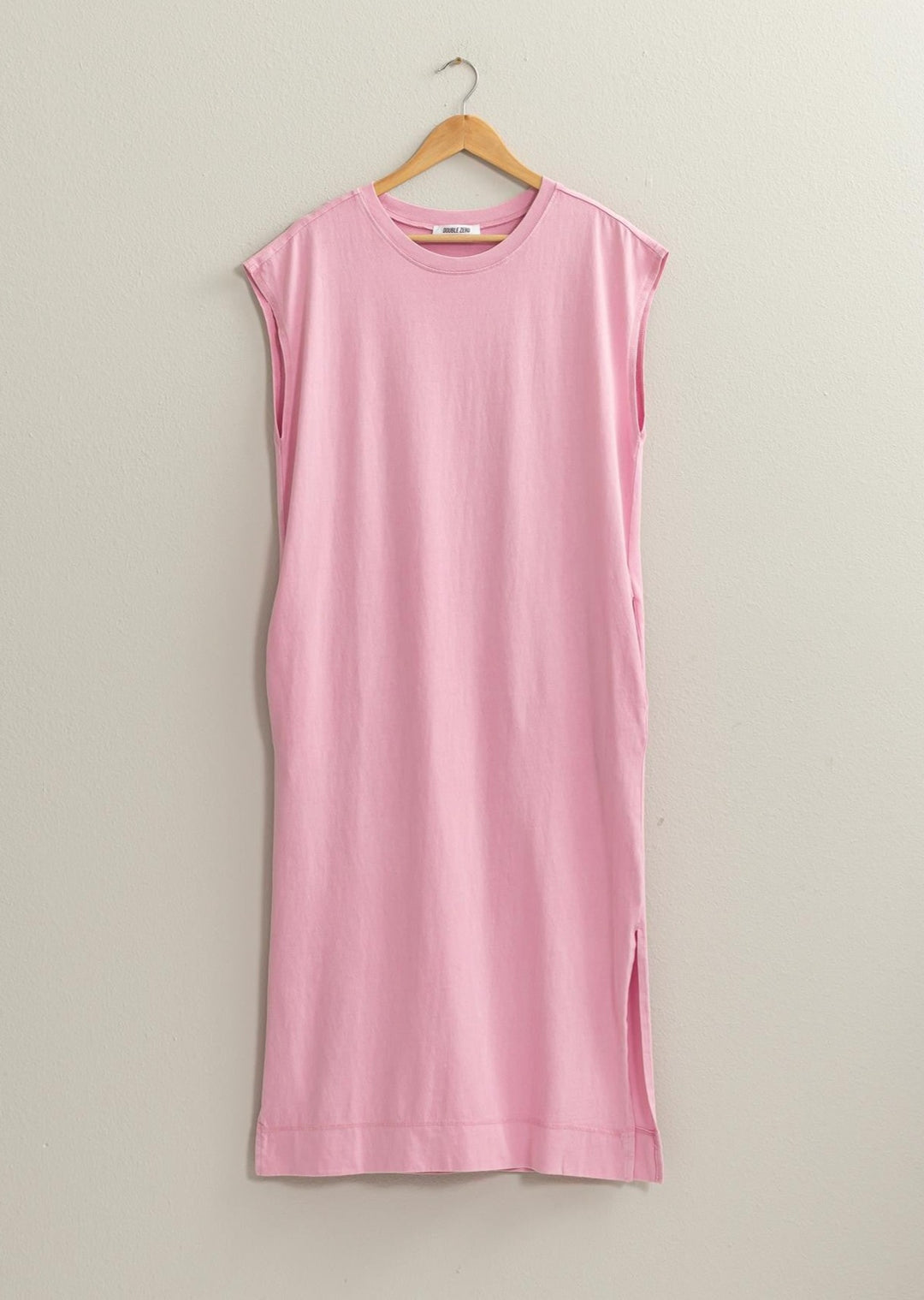 HYFVE Cotton Midi Dress (Baby Pink)