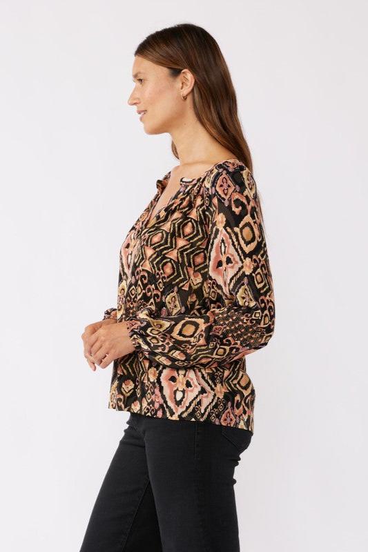 Lovestitch Abstract Geo Blouse