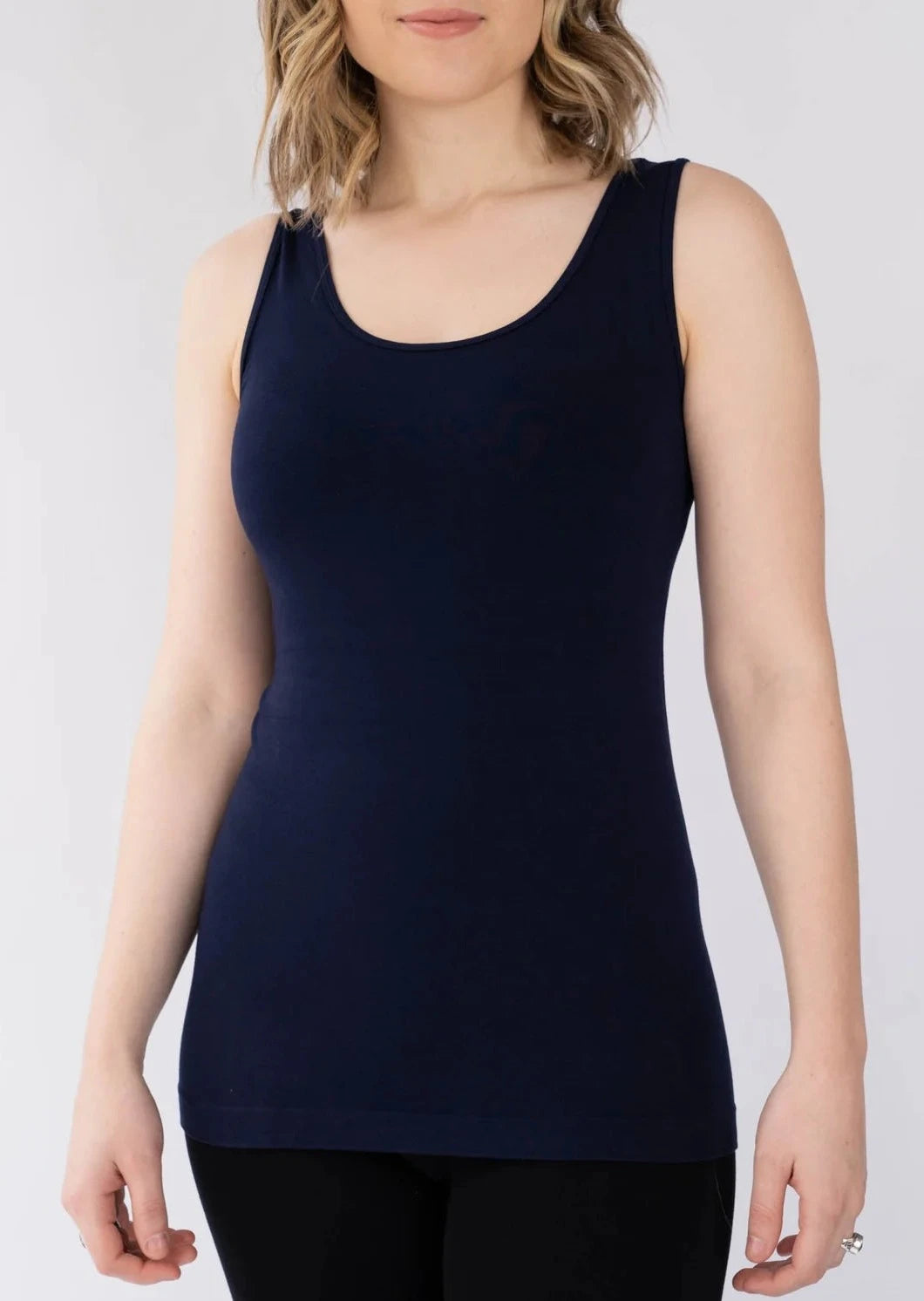 Bamboo Scoop Long Tank (15+ colours)