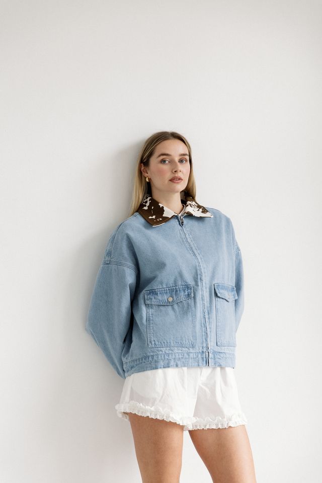 Brunette The Label Boxy Denim Jacket