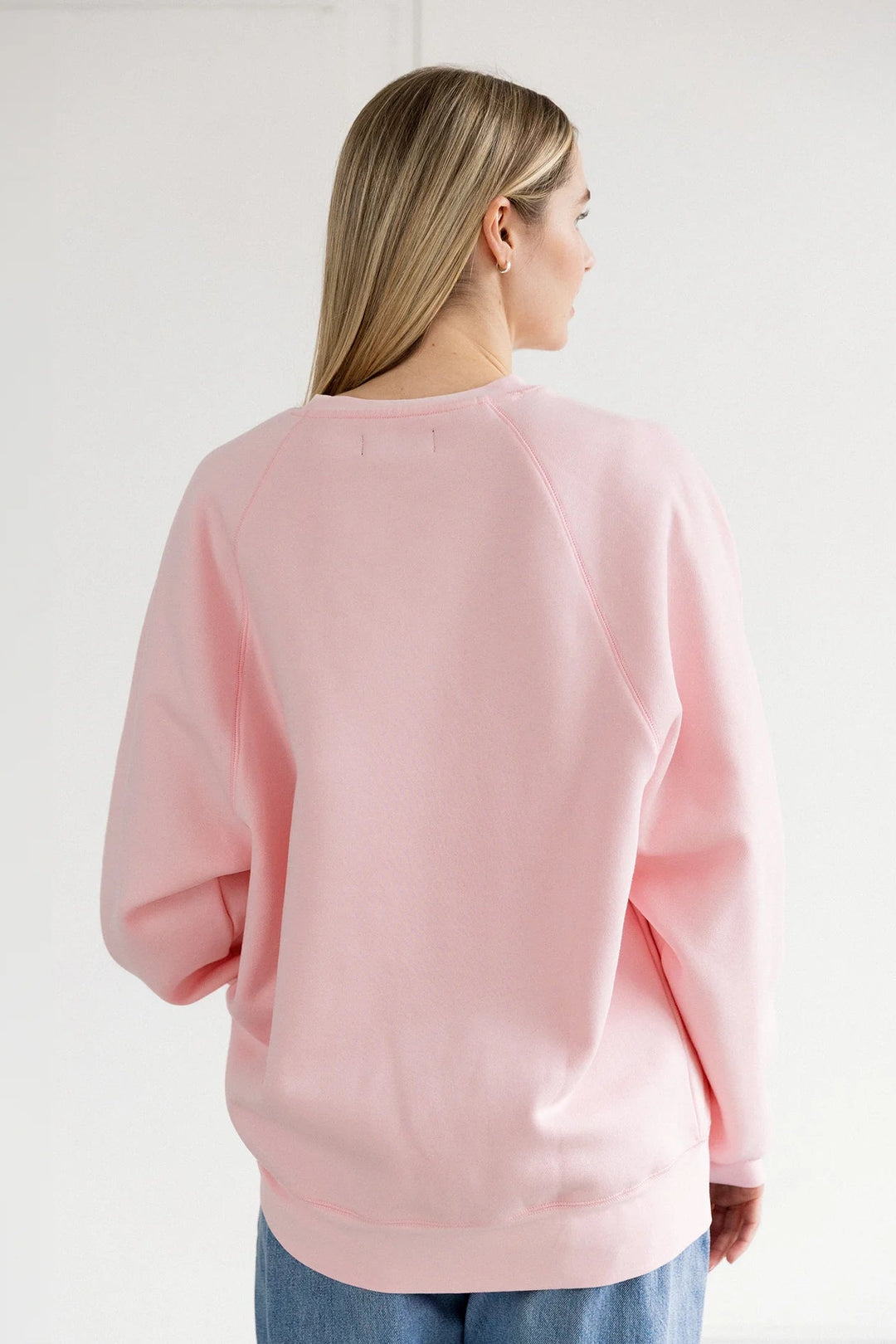 Brunette The Label "Mama" Oversized Crew Neck (Pink)