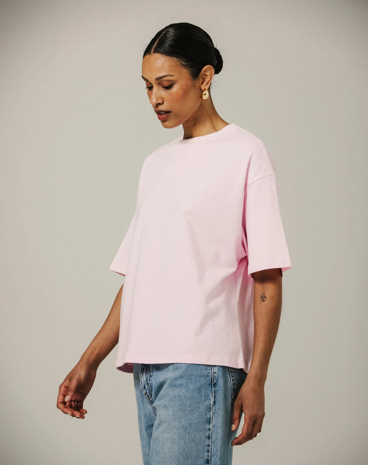 Brunette The Label Boxy Tee (Rosé)