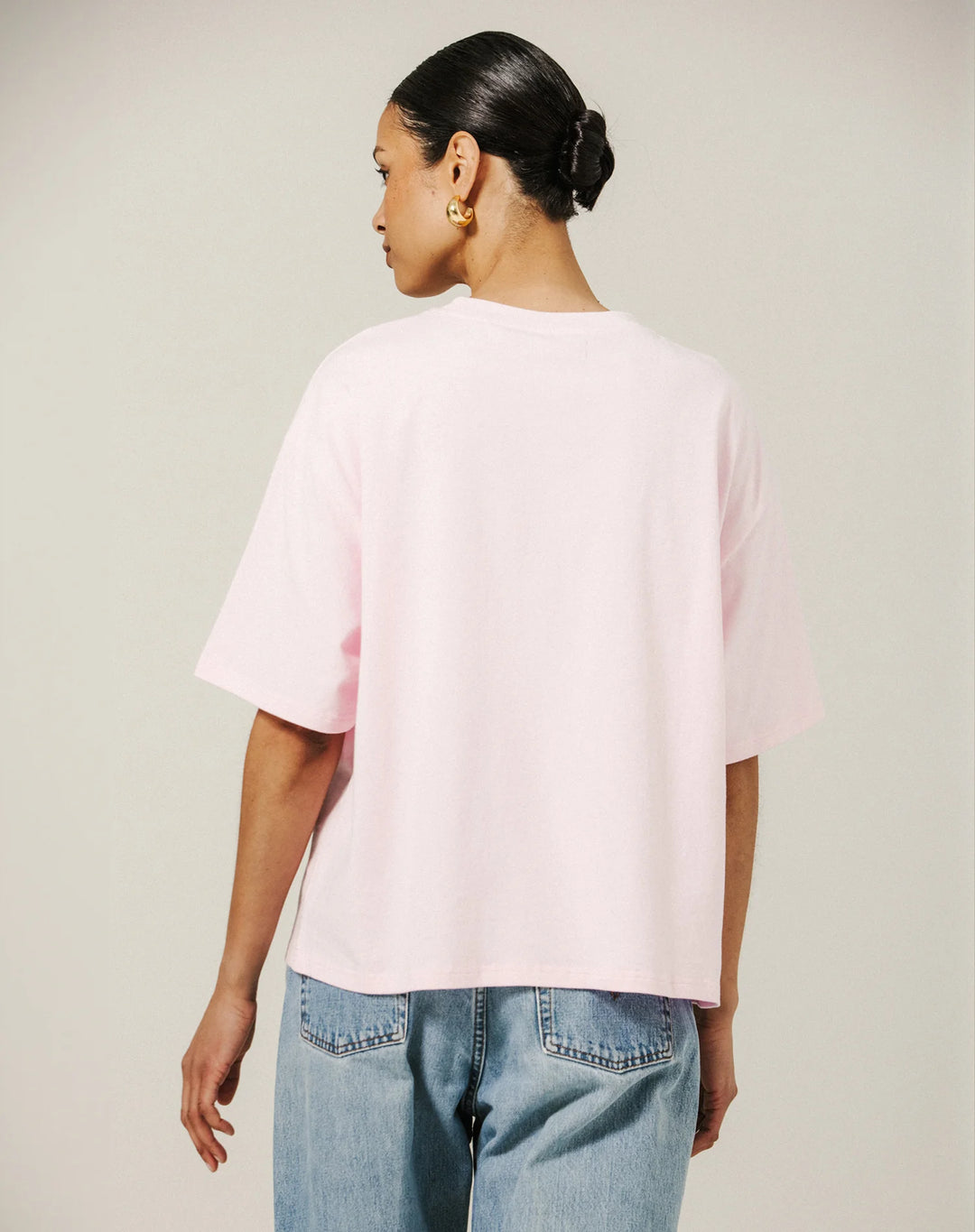 Brunette The Label Boxy Tee (Rosé)