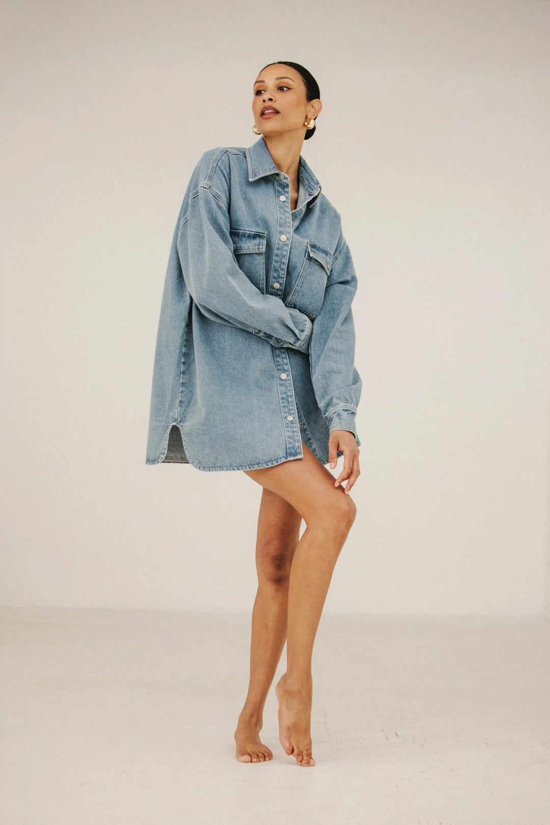 Brunette The Label Shania Jacket (Vintage Blue)