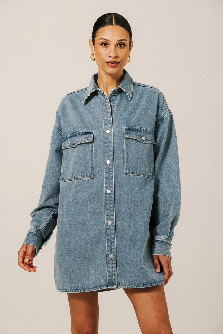 Brunette The Label Shania Jacket (Vintage Blue)