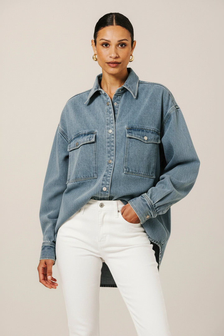 Brunette The Label Shania Jacket (Vintage Blue)