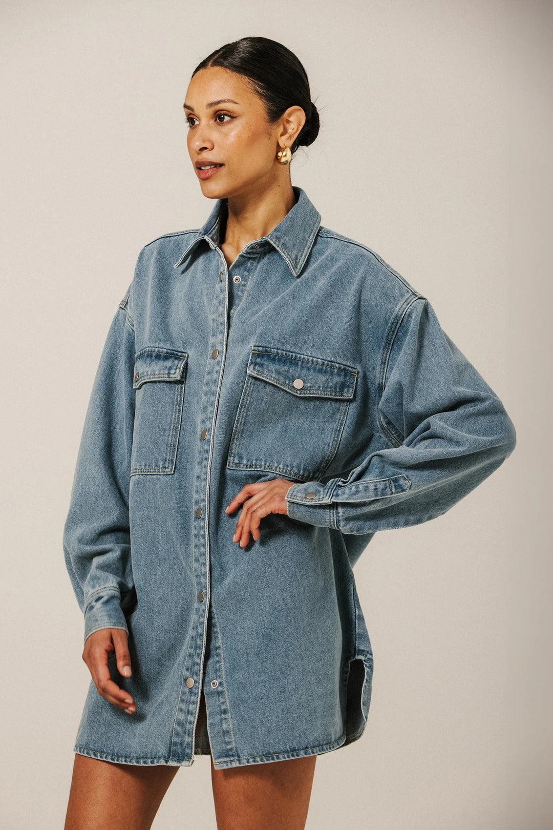 Brunette The Label Shania Jacket (Vintage Blue)