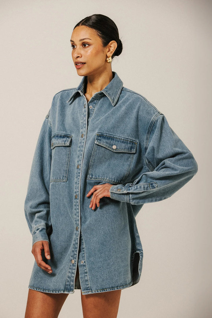 Brunette The Label Shania Jacket (Vintage Blue)