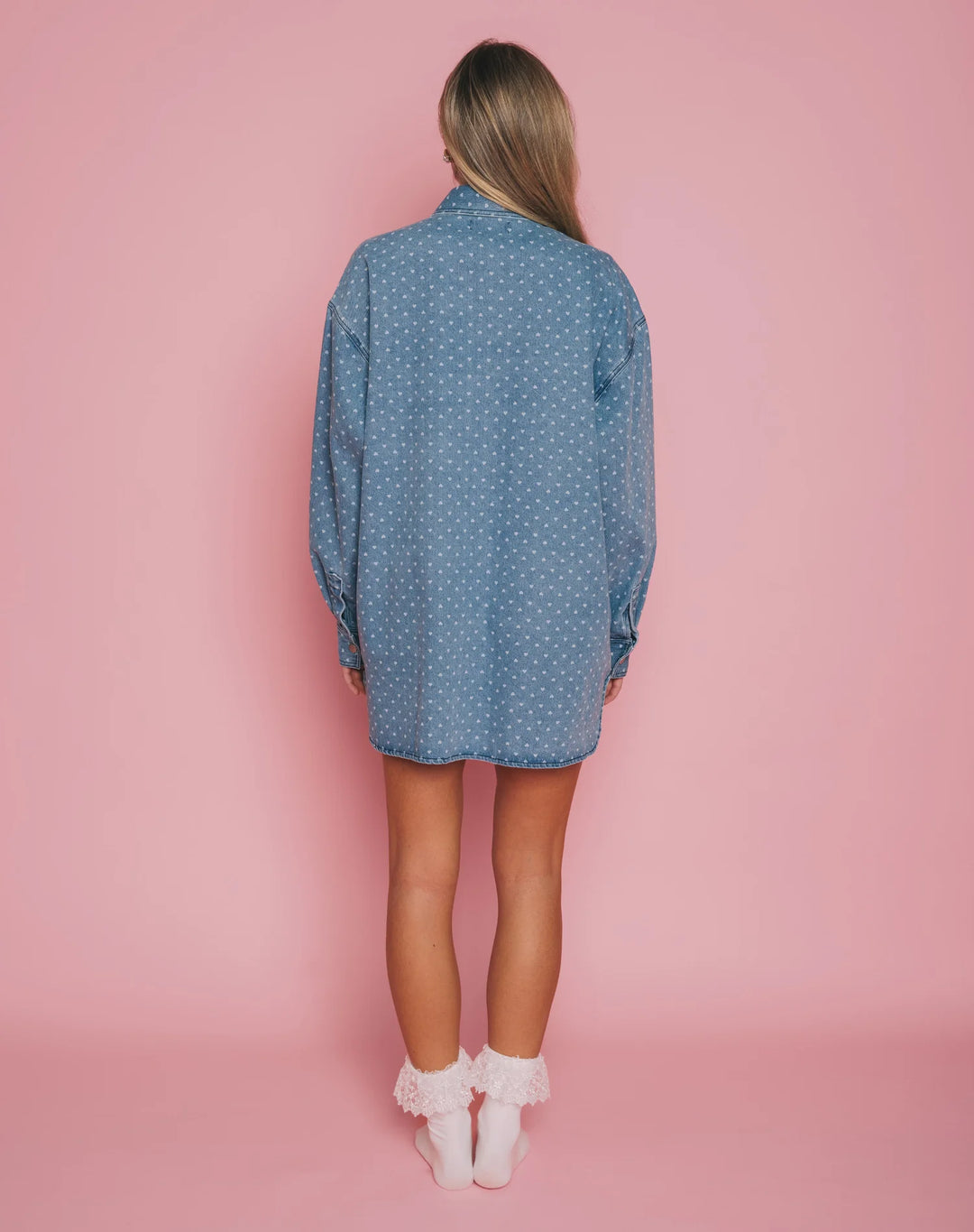 Brunette The Label Shania Denim Hearts Jacket