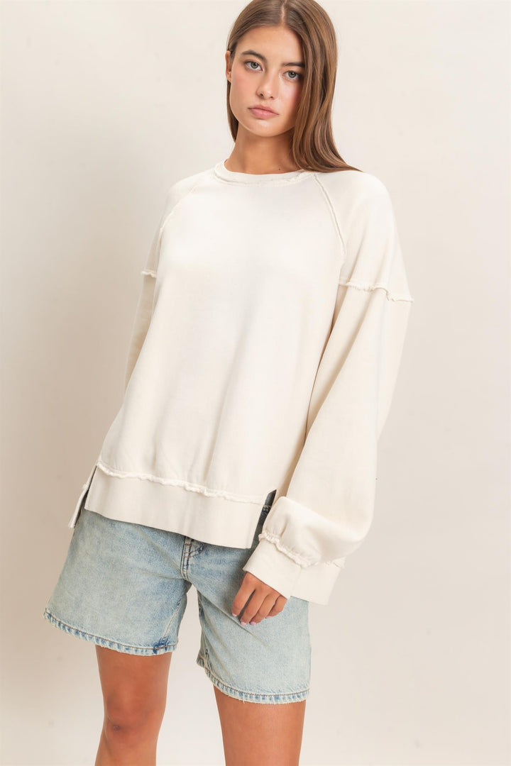 HYFVE Vintage Wash Sweatshirt (Alpaca)