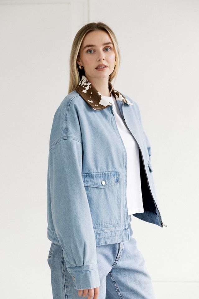 Brunette The Label Boxy Denim Jacket