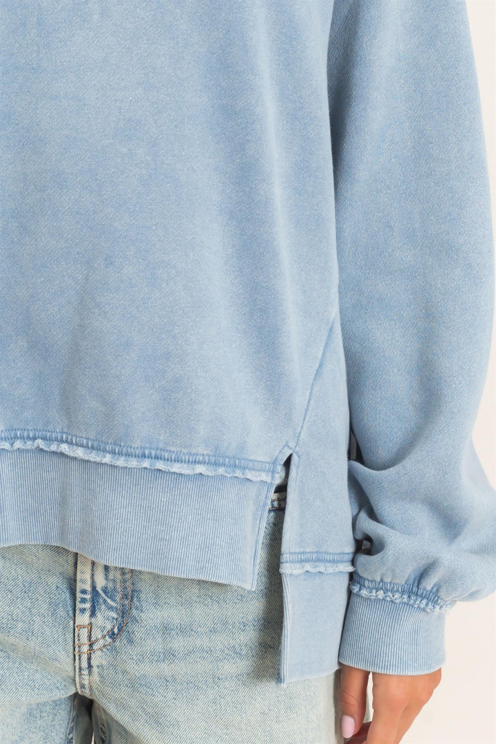 HYFVE Vintage Wash Sweatshirt (Dusty Blue)