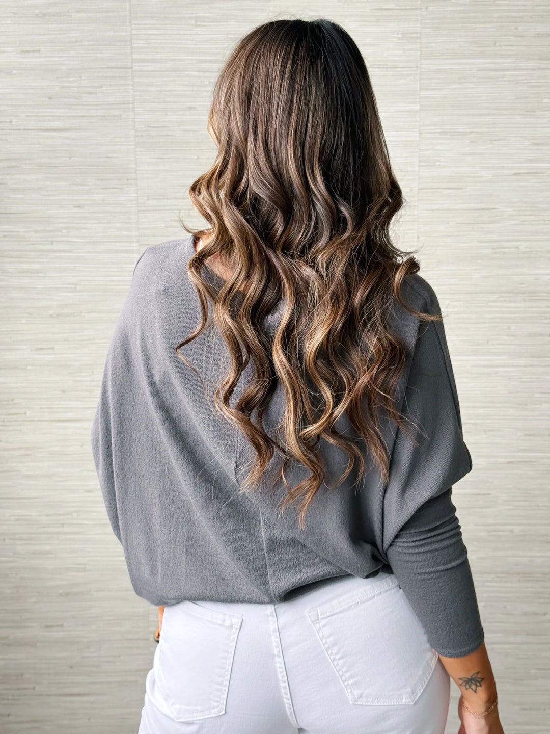 Jolie All Day Slouch Top (Gull Grey)