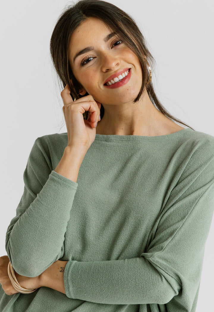 Jolie All Day Slouch Top (Sage)
