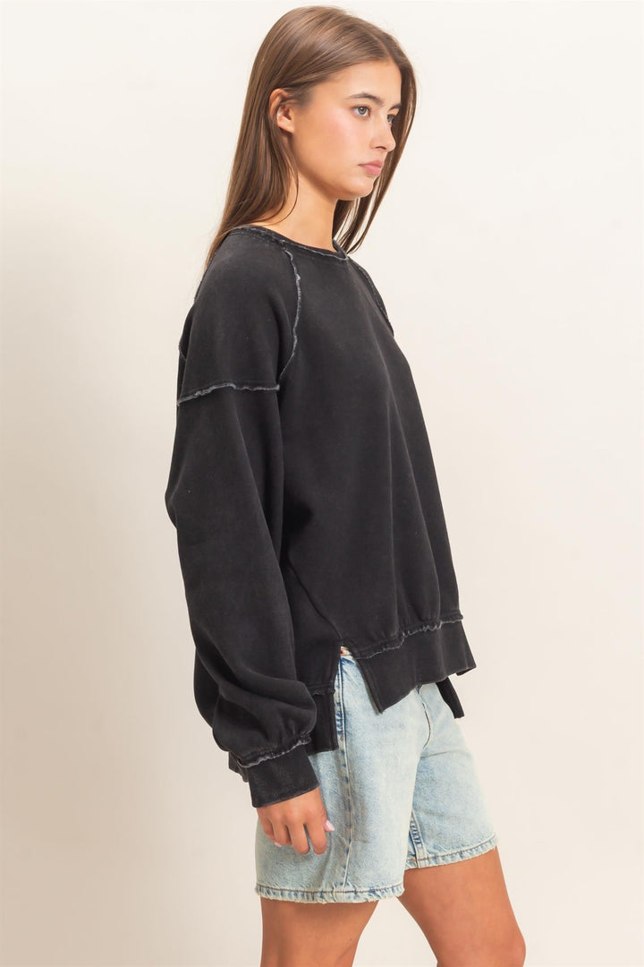 HYFVE Vintage Wash Sweatshirt (Black)