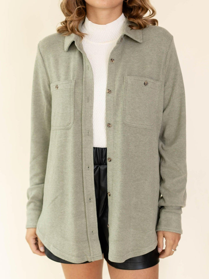 Thread & Supply Lewis Shirt (Light Olive)