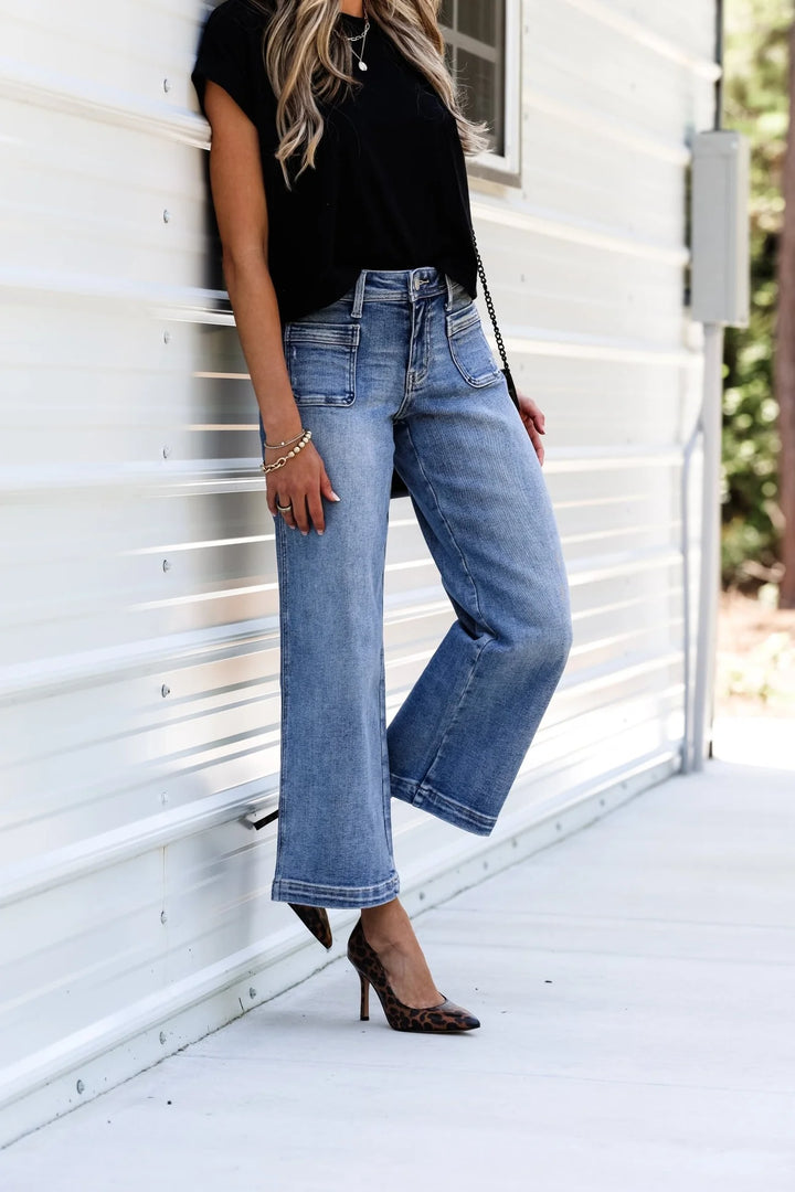Kancan Mid Rise Pocket Jean